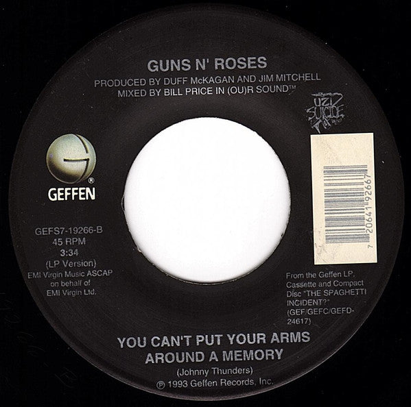 Guns N' Roses : Since I Don't Have You (7", Single)