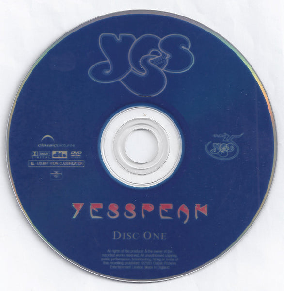 Yes : YesSpeak (2xDVD-V, Multichannel, PAL)