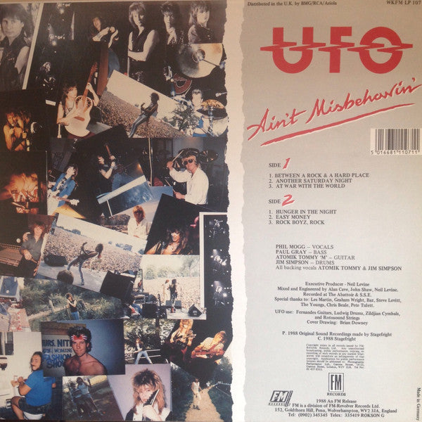 UFO (5) : Ain't Misbehavin' (LP, MiniAlbum)