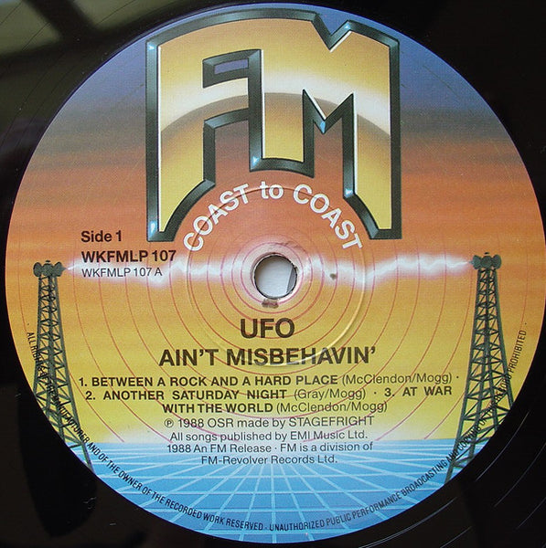 UFO (5) : Ain't Misbehavin' (LP, MiniAlbum)