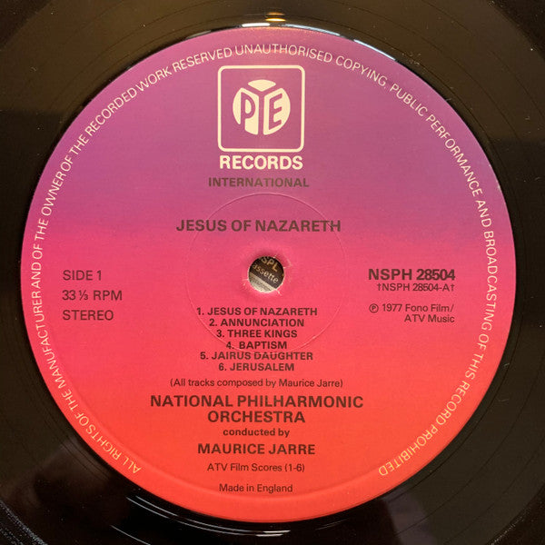 Maurice Jarre : Jesus Of Nazareth (Original Soundtrack) (LP, Gat)