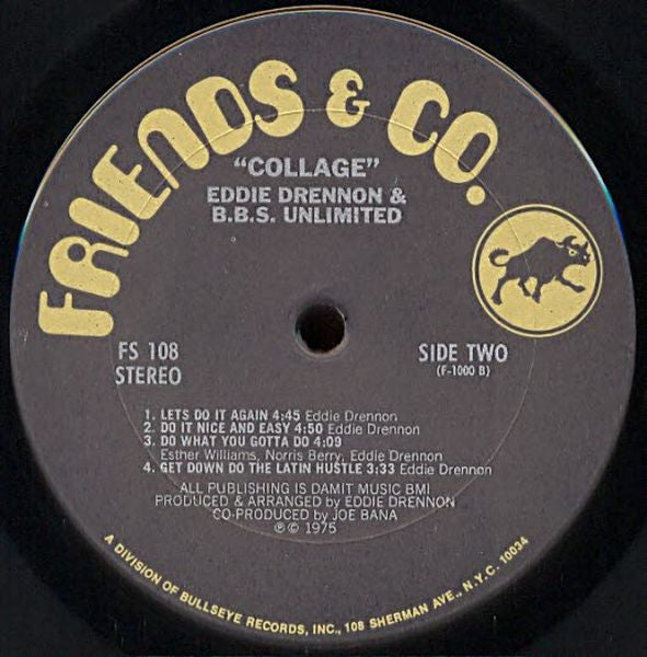Eddie Drennon & B.B.S. Unlimited* : Collage (LP, Album, Pit)