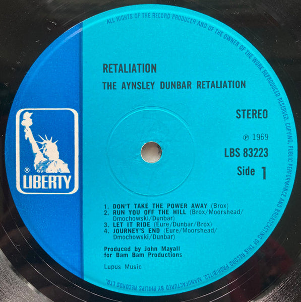 The Aynsley Dunbar Retaliation : Retaliation (LP, Album)