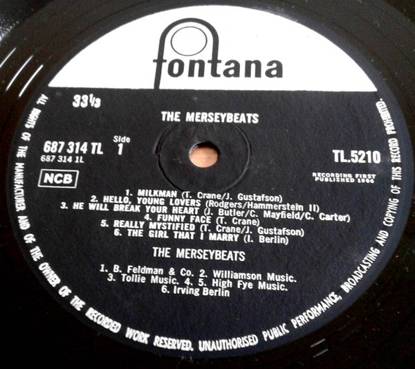 The Merseybeats : The Merseybeats (LP, Album, Mono)