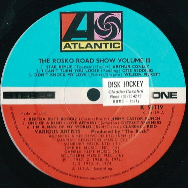 Various Presented By Rosko* : Rosko Road Show Vol. 3 (LP, Comp, Mixed)