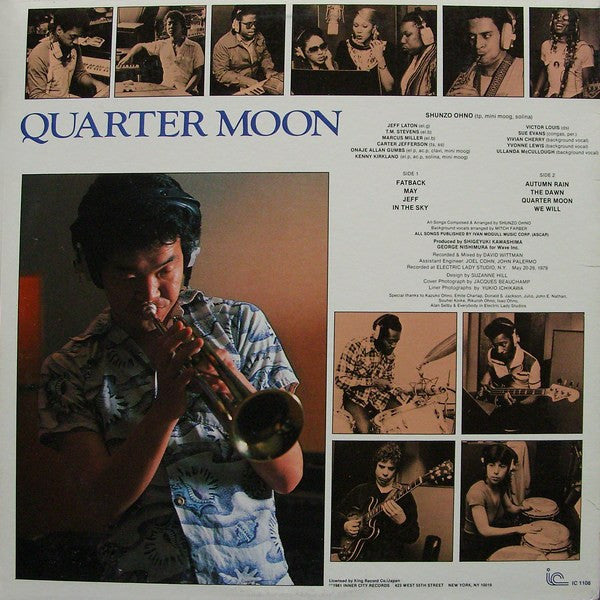 Shunzo Ohno : Quarter Moon (LP, Album, RE)