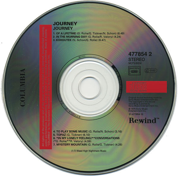 Journey : Journey (CD, Album, RE)
