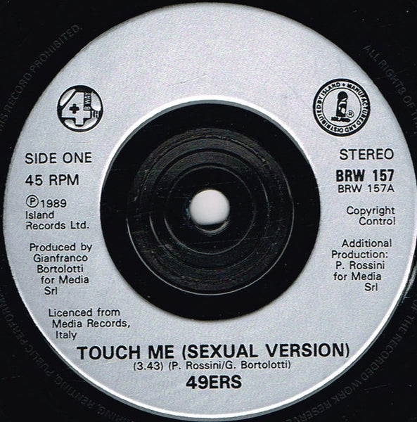 49ers : Touch Me (Sexual Version) (7", Single, Ful)