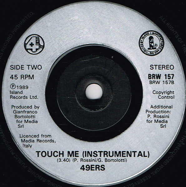 49ers : Touch Me (Sexual Version) (7", Single, Ful)