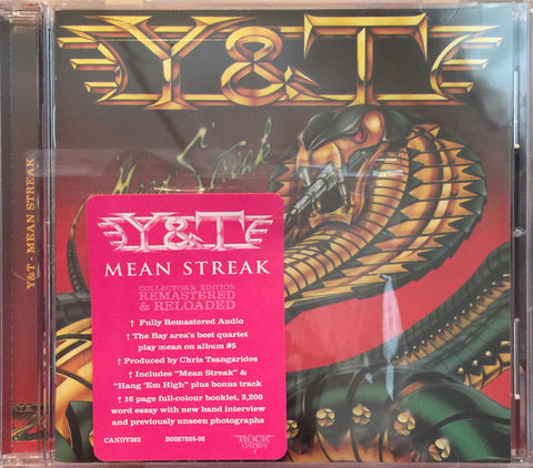 Y & T : Mean Streak (CD, Album, RE, RM)