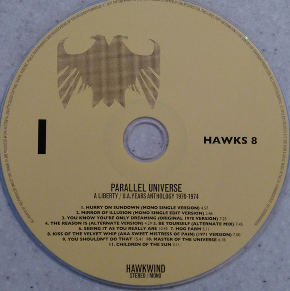 Hawkwind : Parallel Universe: A Liberty / U.A. Years Anthology 1970-1974 (3xCD, Comp, Mono, RM + Box)