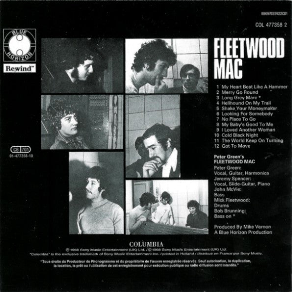 Fleetwood Mac : 3 Original Album Classics (CD, Album, RE + CD, Album, RE + CD, Album, RE + Bo)