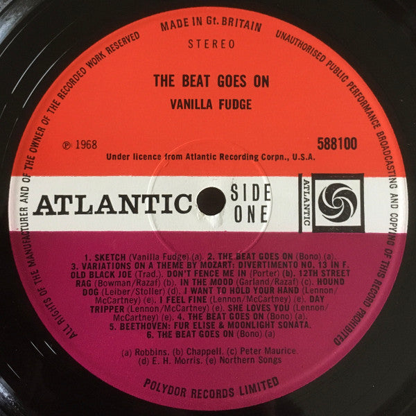 Vanilla Fudge : The Beat Goes On (LP, Album)