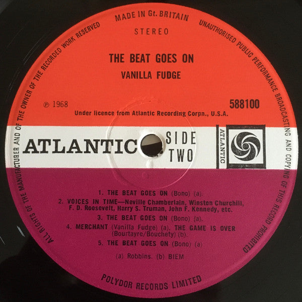 Vanilla Fudge : The Beat Goes On (LP, Album)