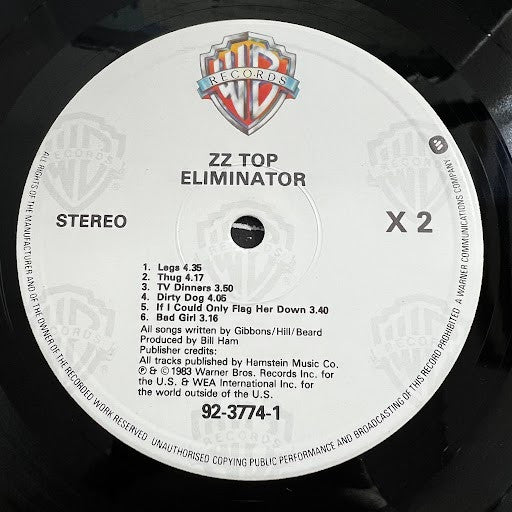ZZ Top : Eliminator (LP, Album)