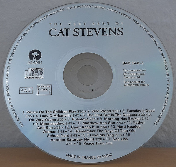 Cat Stevens : The Very Best Of Cat Stevens (CD, Comp, RE)
