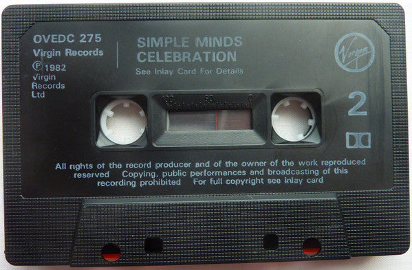 Simple Minds : Celebration (Cass, Comp, RE, No )