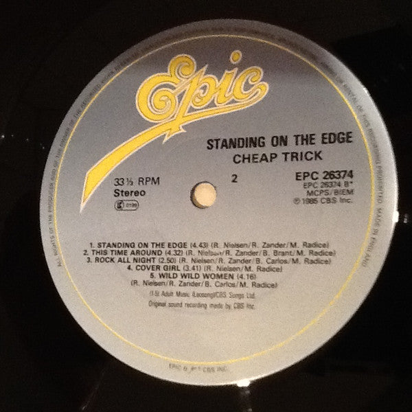 Cheap Trick : Standing On The Edge (LP, Album)