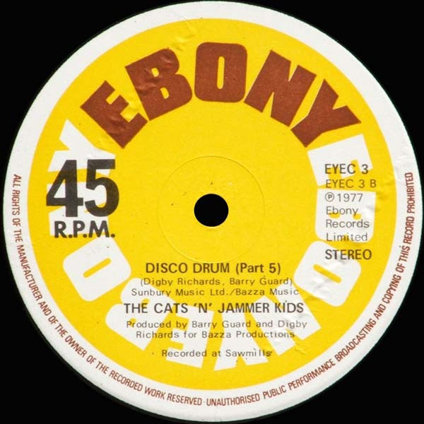 The Cats 'N' Jammer Kids : Disco Drum (12")