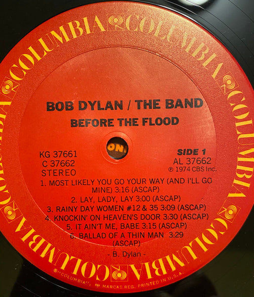 Bob Dylan / The Band : Before The Flood (2xLP, Album, RE)