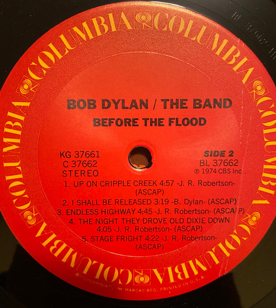 Bob Dylan / The Band : Before The Flood (2xLP, Album, RE)
