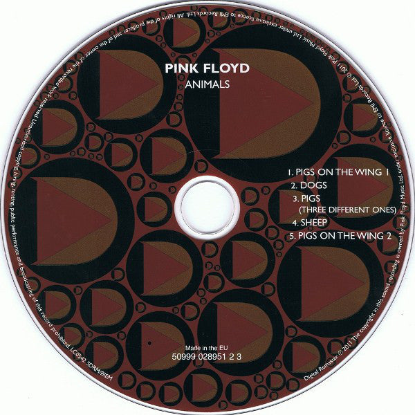 Pink Floyd : Animals (CD, Album, RE, RM, Dig)