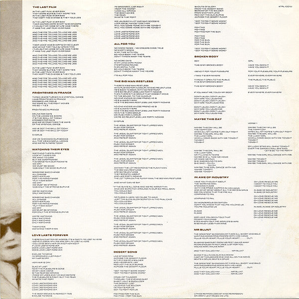Kissing The Pink : Naked (LP, Album)