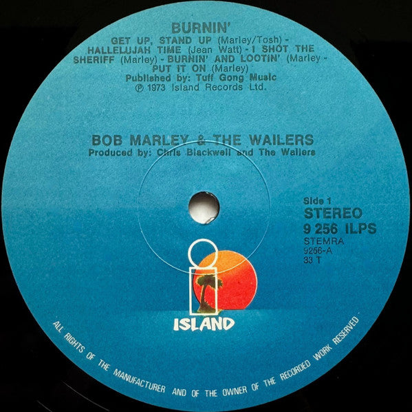 The Wailers : Burnin' (LP, Album, Gat)
