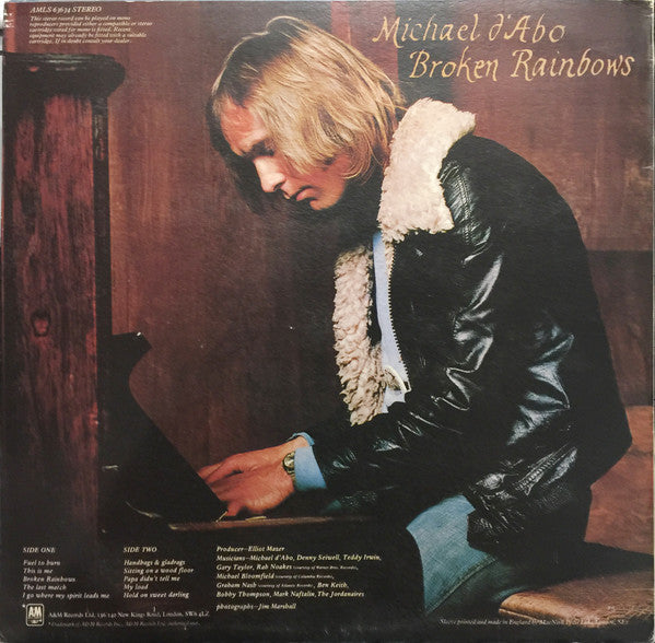 Michael d'Abo* : Broken Rainbows (LP, Album)