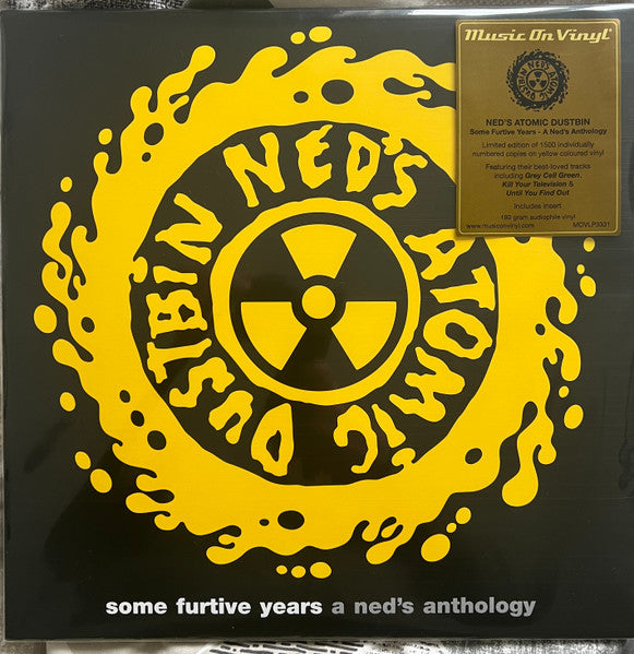 Ned's Atomic Dustbin : Some Furtive Years: A Ned's Anthology (LP, Yel + LP, S/Sided, Etch, Yel + Comp, Ltd, Num,)