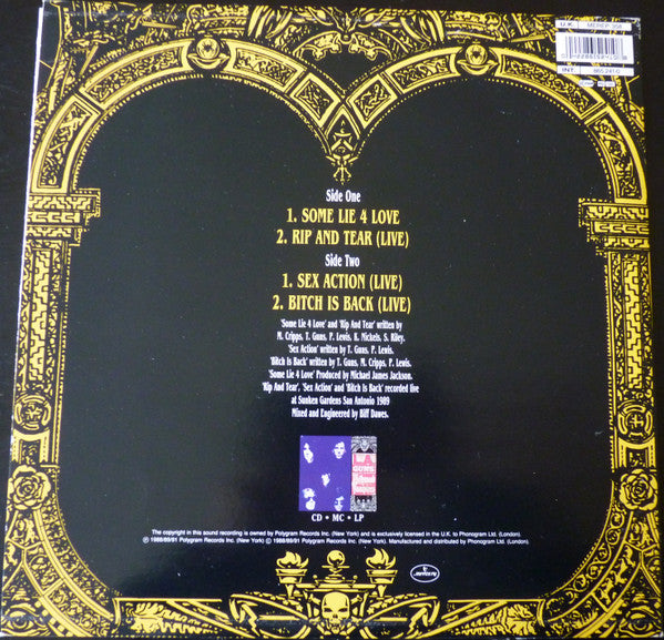 L.A. Guns : Some Lie 4 Love (10", Ltd)