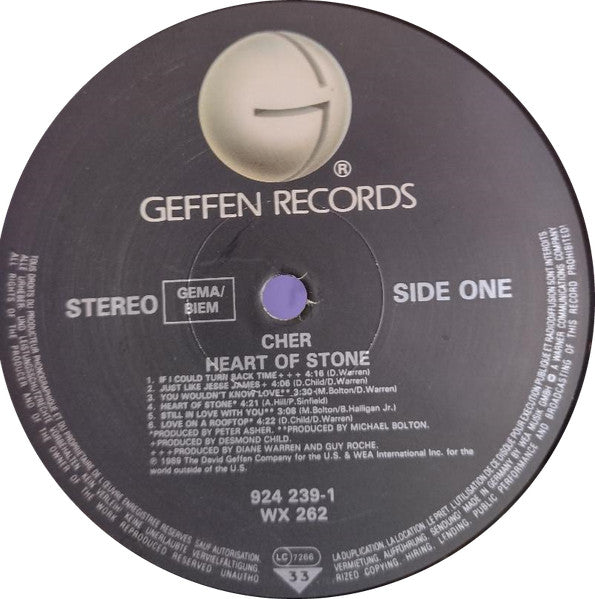 Cher : Heart Of Stone (LP, Album, 2nd)