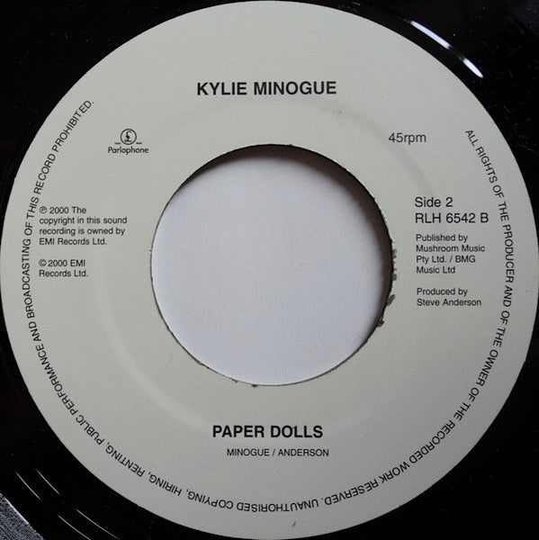 Kylie Minogue : Spinning Around (7")