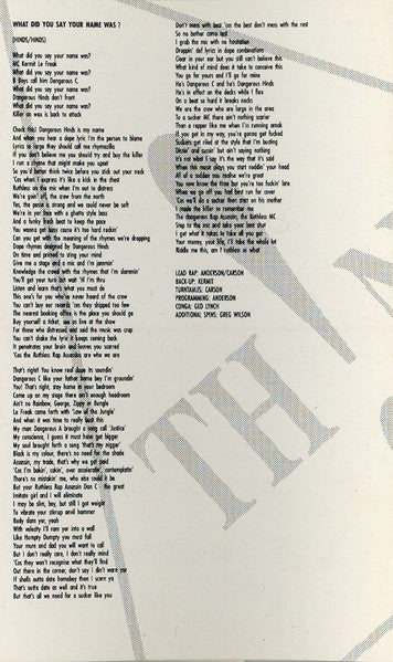 Ruthless Rap Assassins : Th!nk, It Ain't Illegal Yet (Cass, Album)