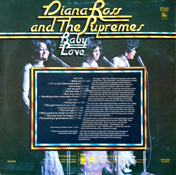 The Supremes : Baby Love (LP, Comp)