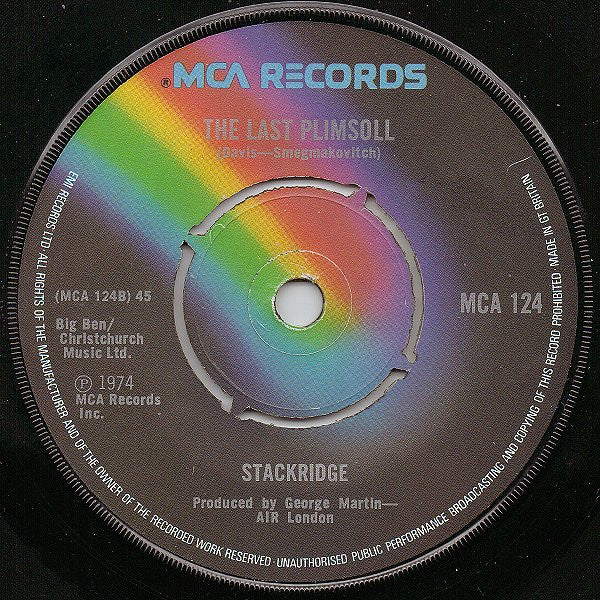 Stackridge : Dangerous Bacon (7", Single)