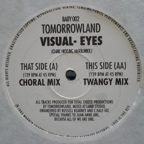 Tomorrowland (2) : Visual-Eyes (12", Single)