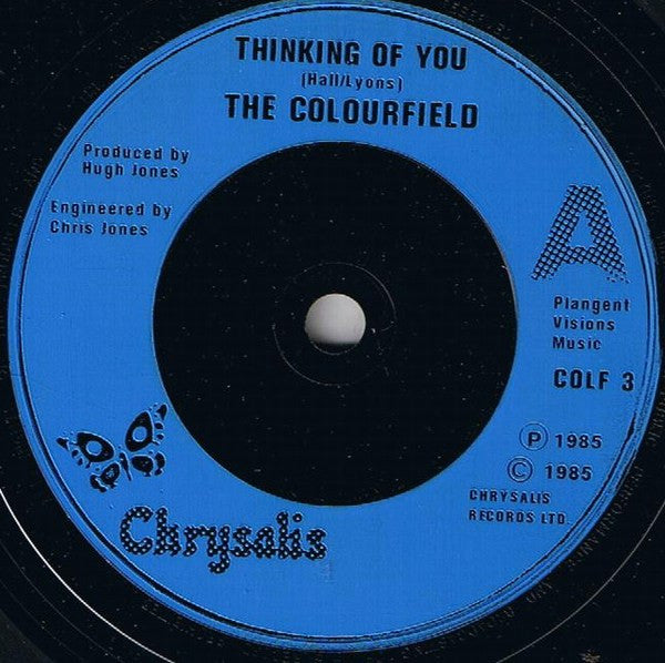 The Colour Field* : Thinking Of You (7", Single, Blu)