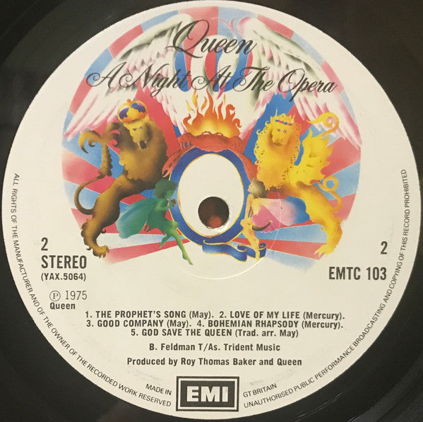 Queen : A Night At The Opera (LP, Album, Emb)