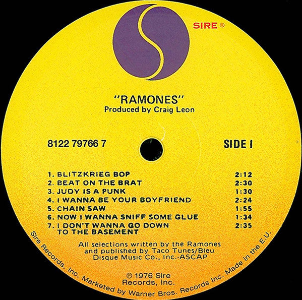 Ramones : Ramones (LP, Album, RE, 180)