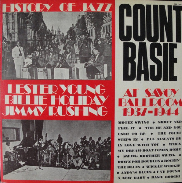 Count Basie : At Savoy Ballroom 1937-1944 (LP, Comp)