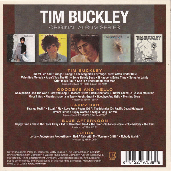Tim Buckley : Original Album Series (Box, Comp + CD, Album, RE + CD, Album, RE + CD, Al)