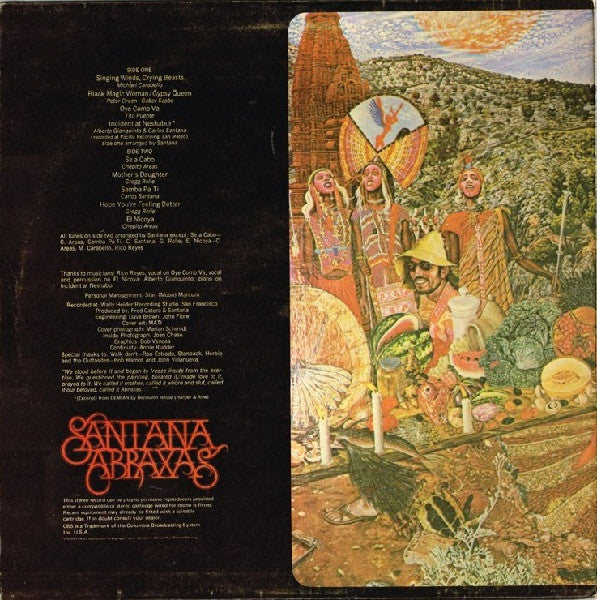 Santana : Abraxas (LP, Album, RP)