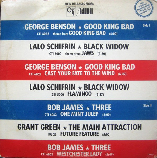 Various : In Store Sampler LP (LP, Album, Promo, Smplr)