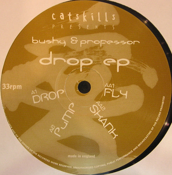 Bushy & Professor : Drop EP (12")