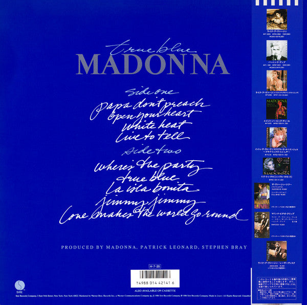 Buy マドンナ* : True Blue = トゥルー・ブルー (LP, Album, RE, No