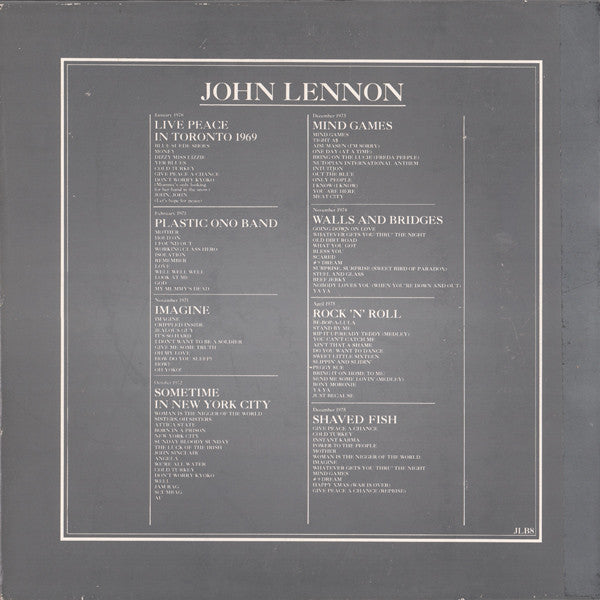 John Lennon : John Lennon (9xLP + Box, Comp)