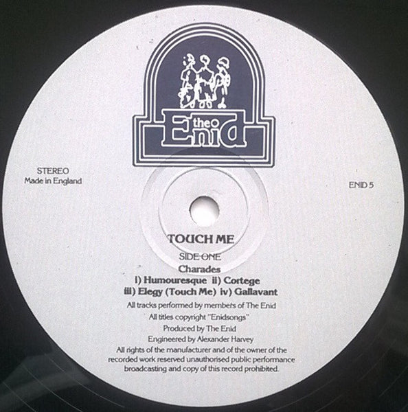 The Enid : Touch Me (LP, Album, RE, RM)