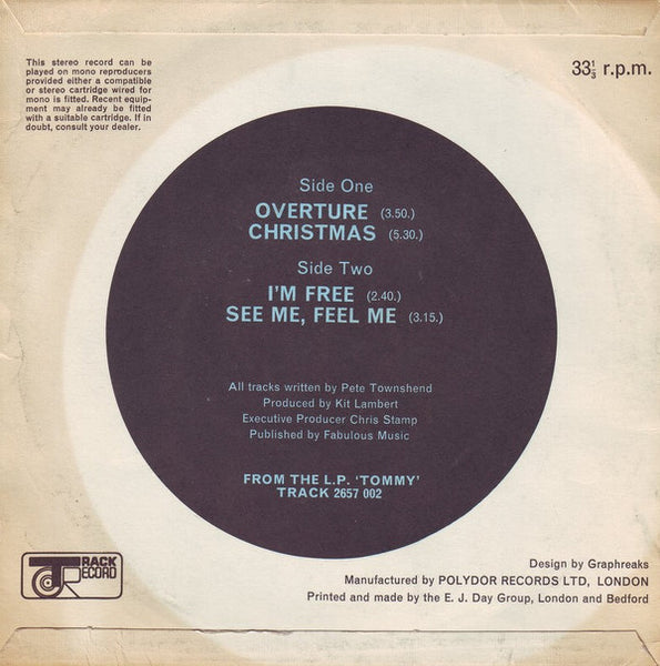 The Who : Tommy (7", EP)