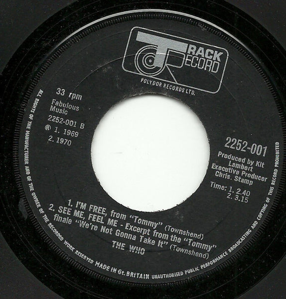 The Who : Tommy (7", EP)